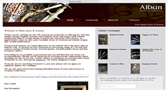 Desktop Screenshot of albanarms.com
