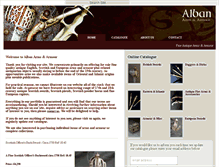 Tablet Screenshot of albanarms.com